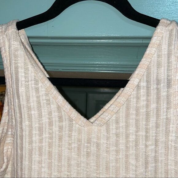 Nwot ART WORK Girls' Rib-Knit Sleeveless Jumpsuit  IVORY Large 10-12 - Picture 4 of 9